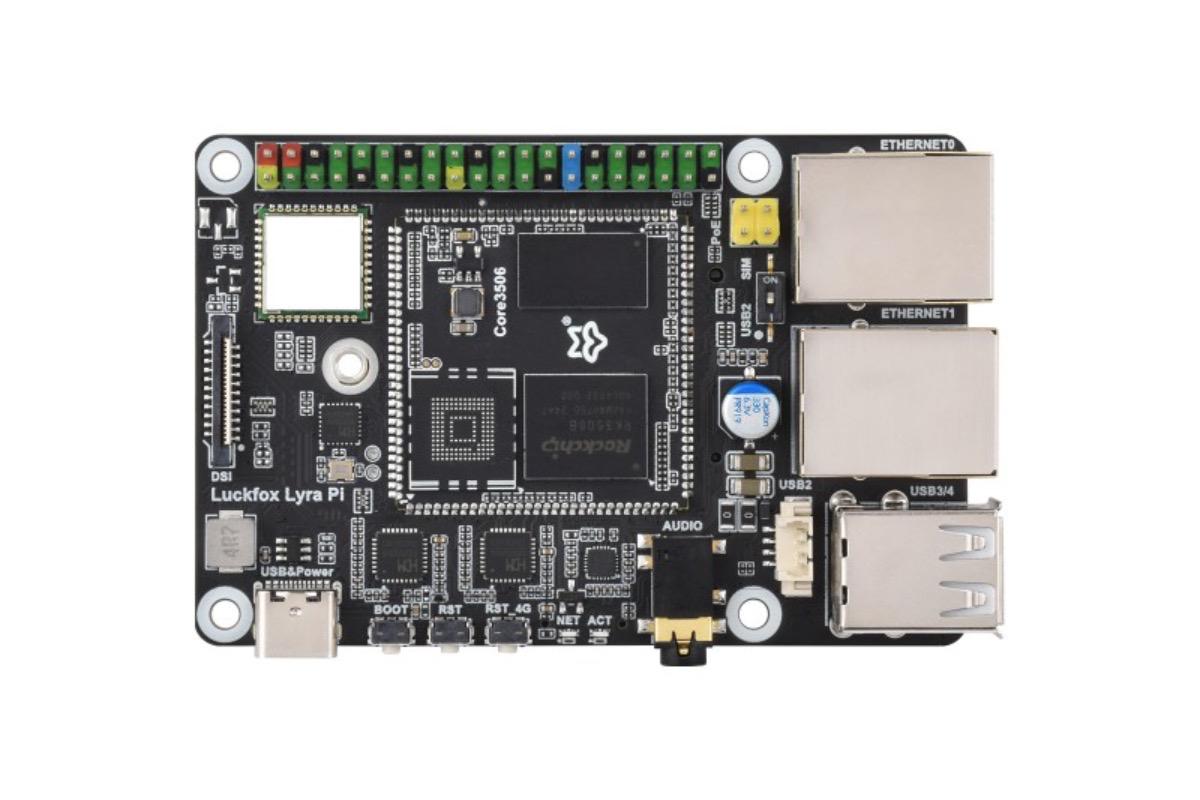 "Luckfox Lyra Pi B, RK3506, 512 МБ DDR3L, Wi-Fi" - вид 2