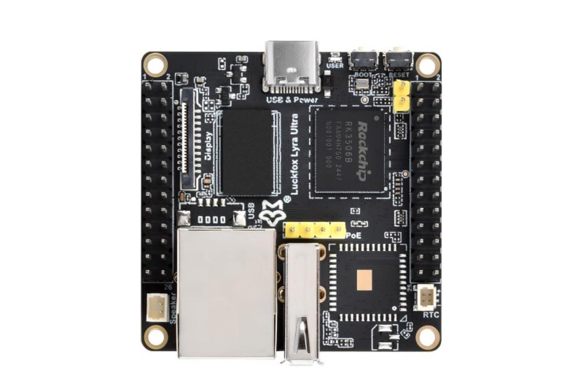 "Luckfox Lyra Ultra, RK3506, 512 МБ DDR3L, 8 ГБ eMMC, PoE" - вид 5