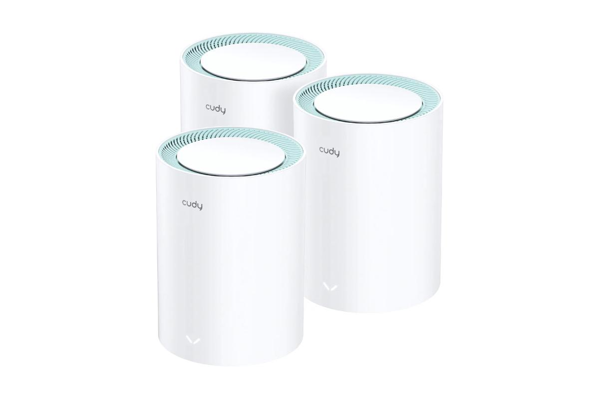 Mesh Wi-Fi система Cudy M1300, 3-Pack, Wi-Fi 5, AC1200