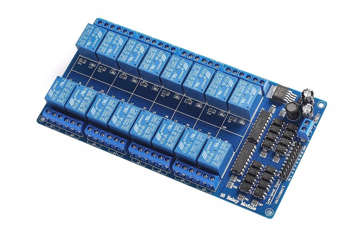 Модуль реле 16-канальный, 5 В