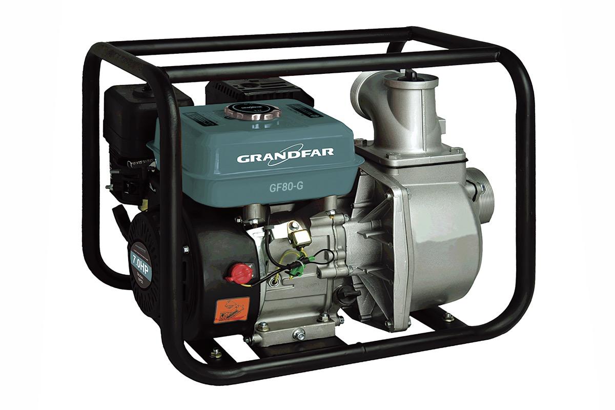 Мотопомпа GRANDFAR GF80-G, 5,1 кВт