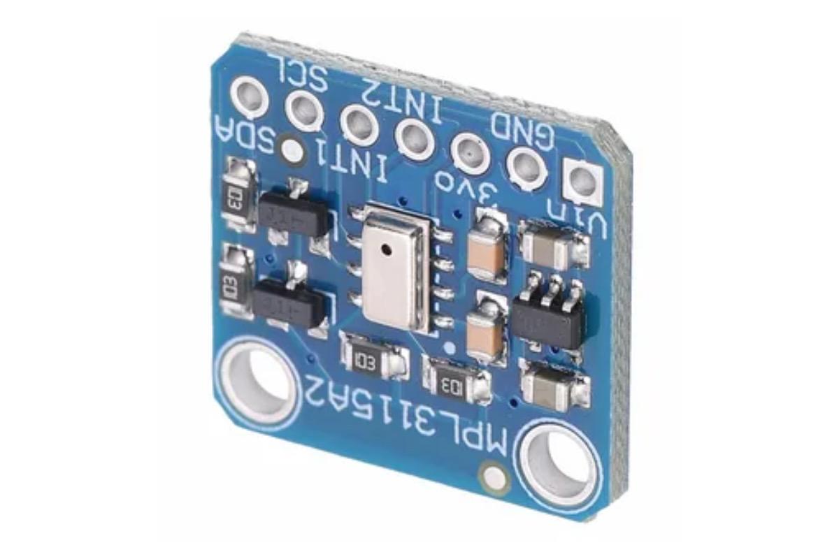 "MPL3115A2 (модуль датчика давления), I2C, высотомер" - вид 2
