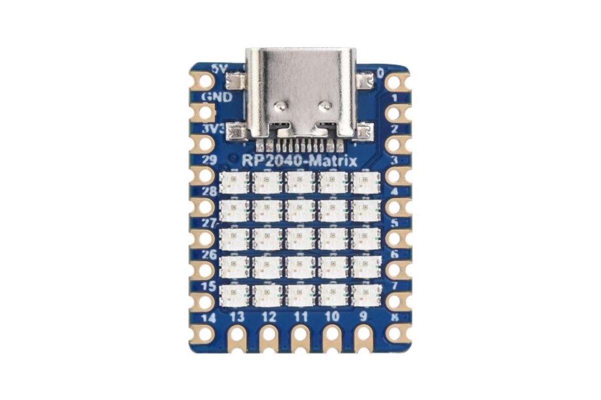 "RP2040-Matrix (плата разработки), RP2040" - вид 3