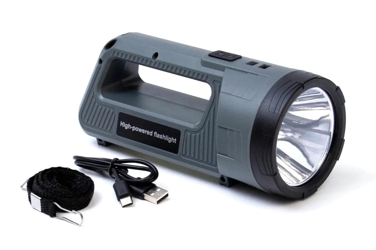 Ручной фонарь, аккумуляторный, 20 Вт, COB