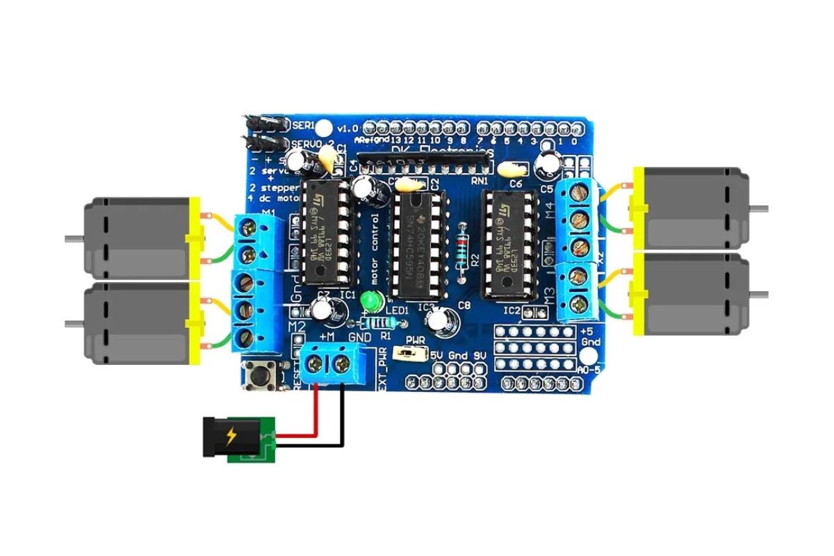 "Шилд Motor Shield L293D для Arduino" - вид 4