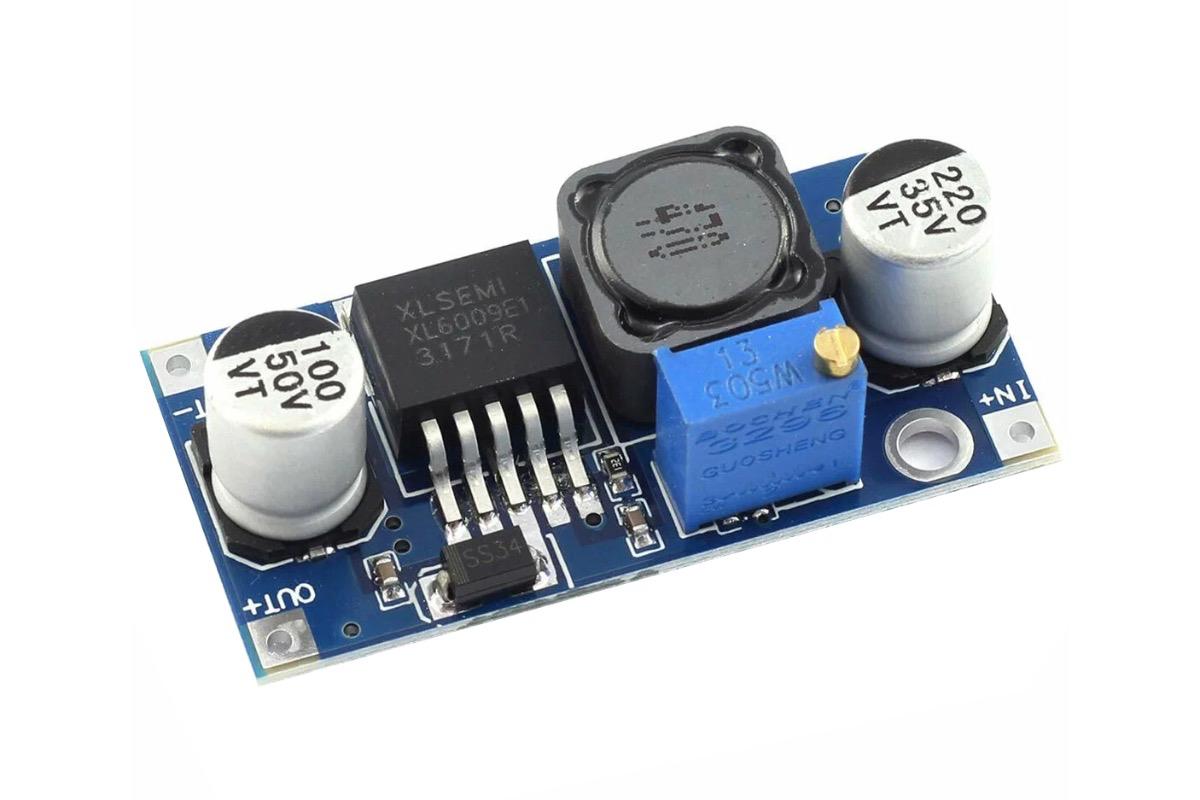 XL6009 (повышающий DC-DC преобразователь), 1.5 А