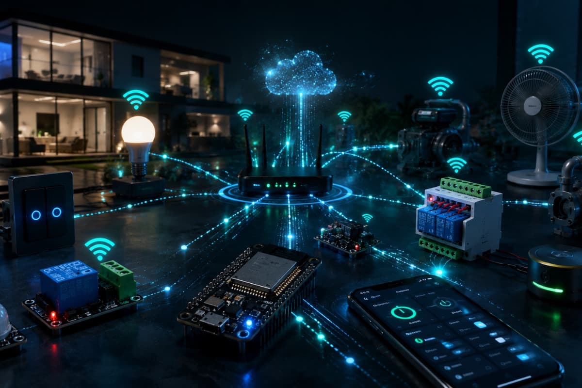 Беспроводная автоматика: ESP32, ESP8266, Wi-Fi-реле и локальное управление