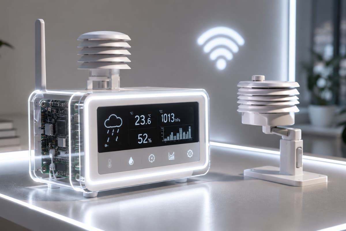 Домашняя метеостанция на ESP32: температура, влажность, давление, экран и Wi-Fi