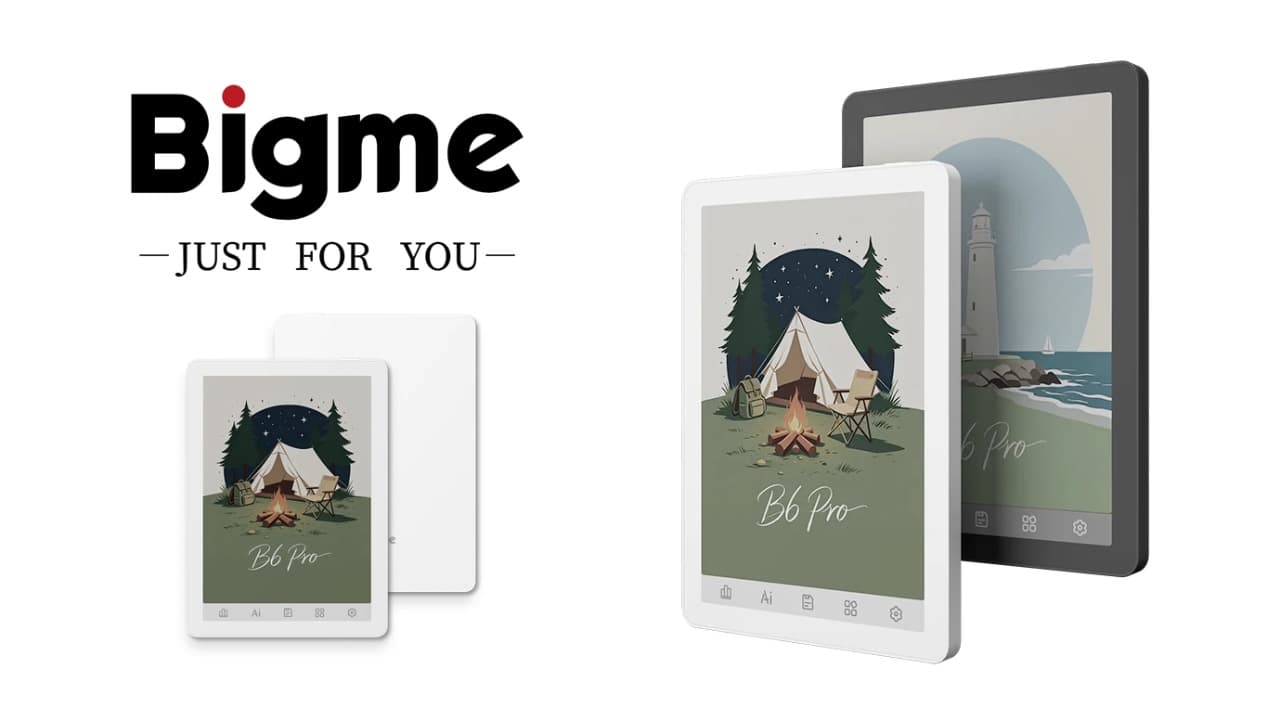 Bigme начала продажи B6 Pro – цветного E-Ink ридера с 4G и частотой до 75 кадров/с