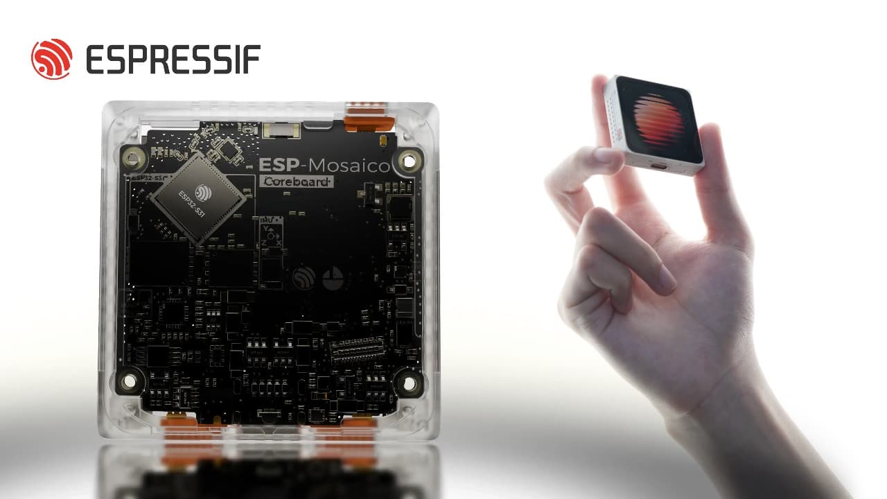 Espressif представила модульную плату ESP-Mosaico на ESP32-S31