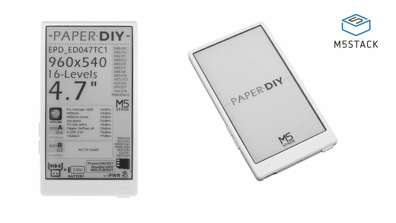 M5Stack выпустила PaperDIY