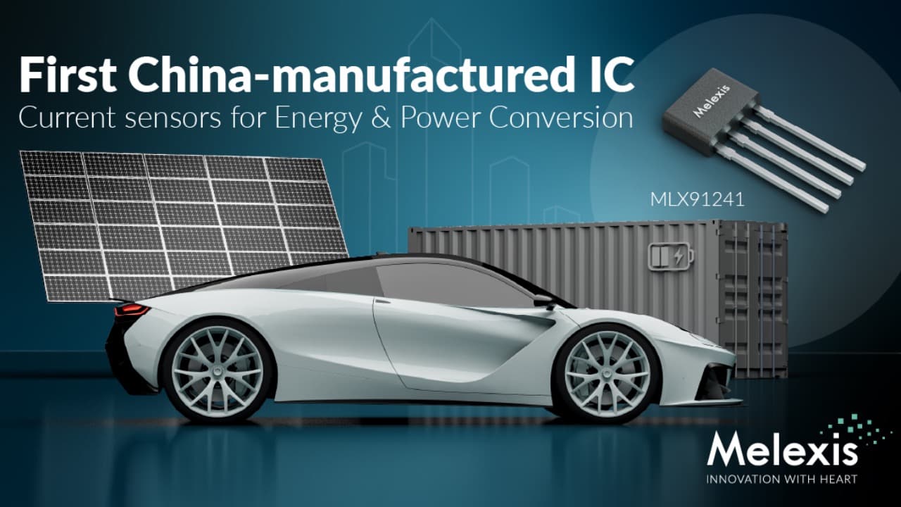Melexis представила MLX91241 – датчик тока Холла с полосой 250 кГц и откликом 3 мкс