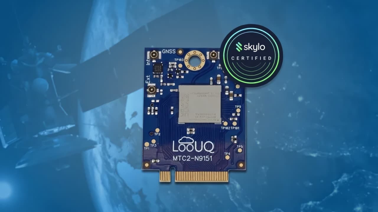 Модем на nRF9151 получил сертификацию Skylo для спутникового IoT