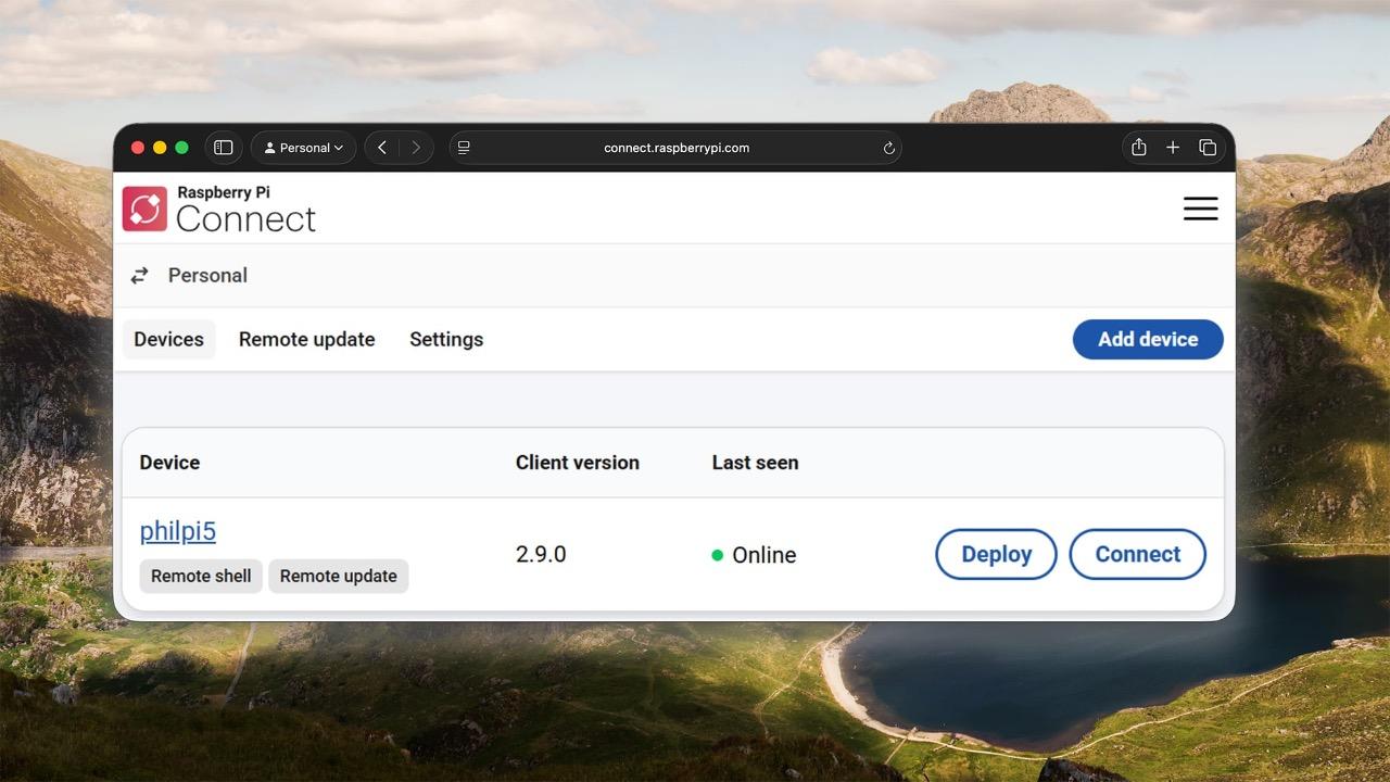 Raspberry Pi Connect получил удалённые OTA-обновления