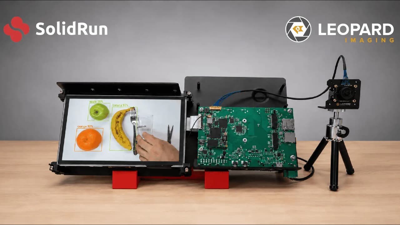 SolidRun и Leopard Imaging объединили камеры Sony с Hailo-15 до 20 TOPS