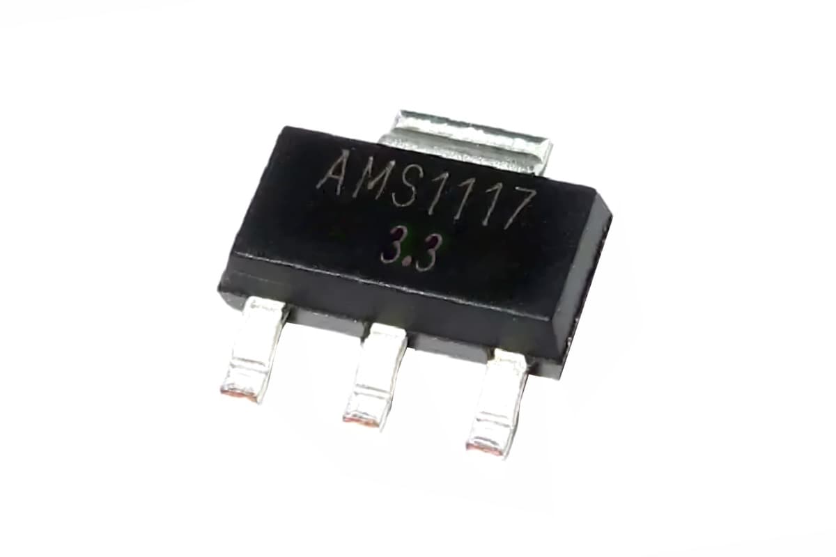 AMS1117 (стабилизатор), 3.3 В, 800 мА