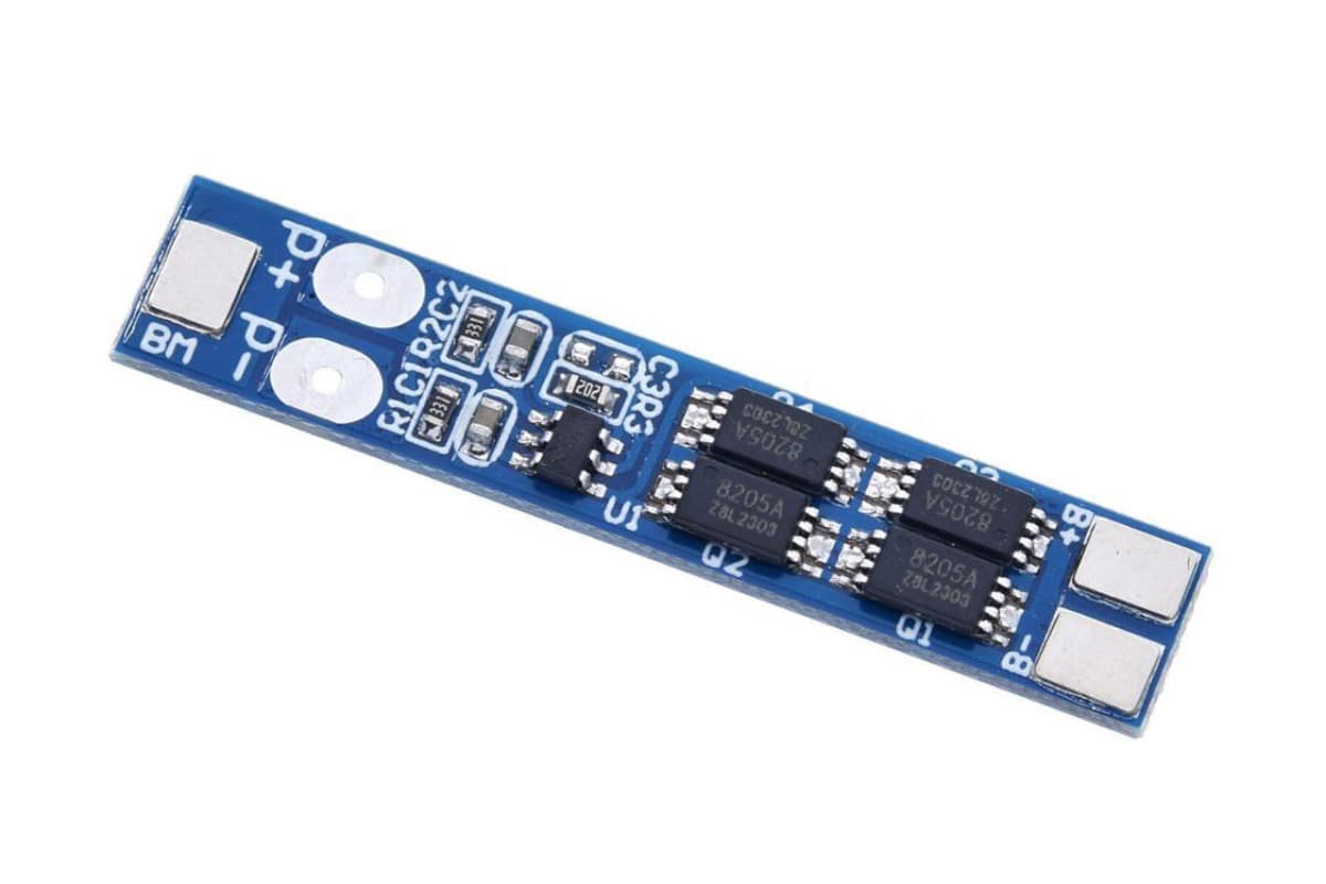 BMS 2S 7,4 В плата защиты Li-ion 18650 8 А