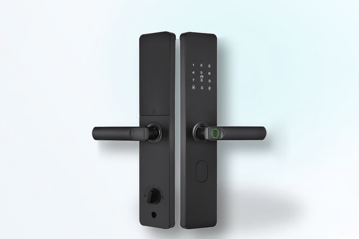 Электронный дверной замок B01, отпечаток, код, RFID