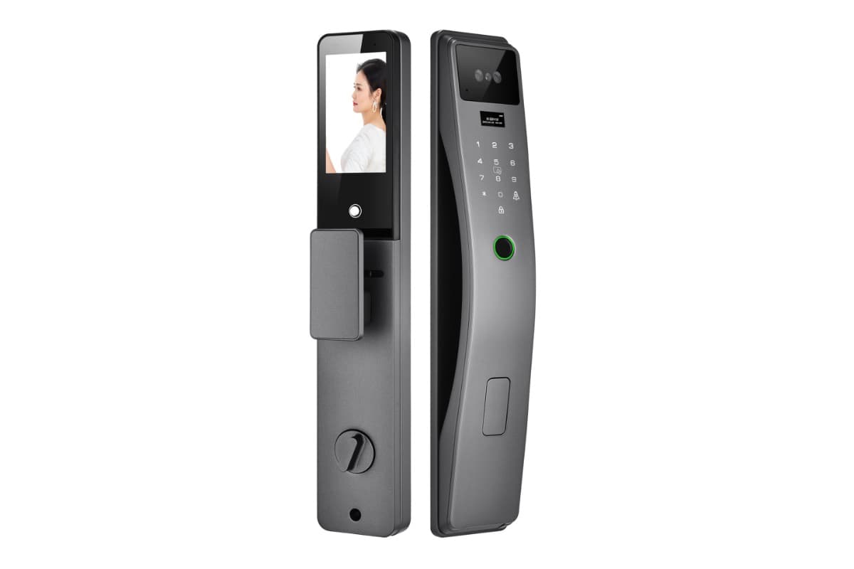 Электронный дверной замок Hengxing, распознавание лица, отпечаток, код, RFID