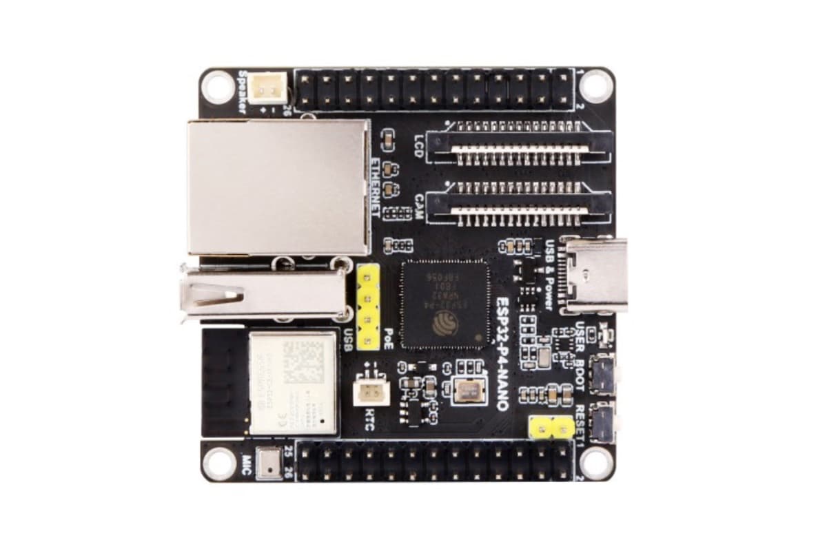 "ESP32-P4-NANO (плата разработки), RISC-V, Wi-Fi 6, Bluetooth 5, Ethernet, MIPI CSI/DSI" - вид 3
