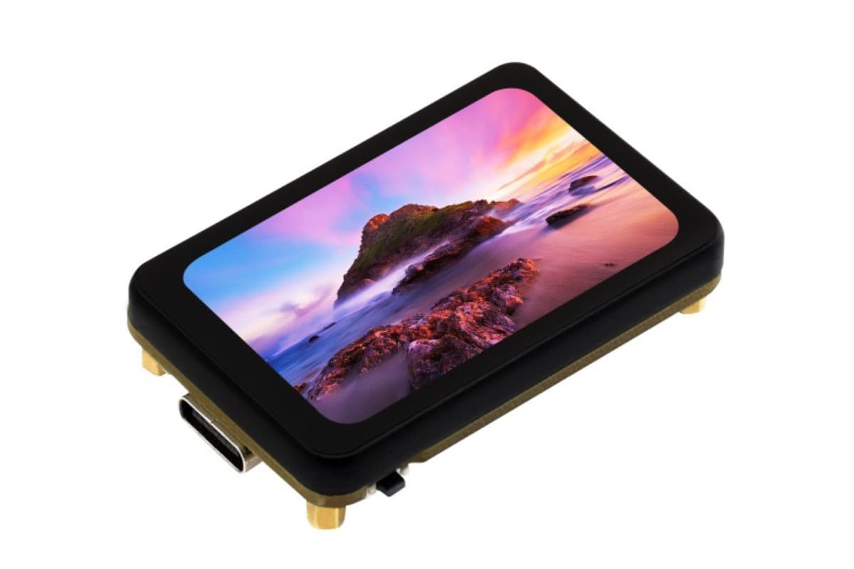 ESP32-S3-Touch-AMOLED-1.64 (плата разработки с сенсорным AMOLED-дисплеем 1.64″), Wi-Fi, Bluetooth
