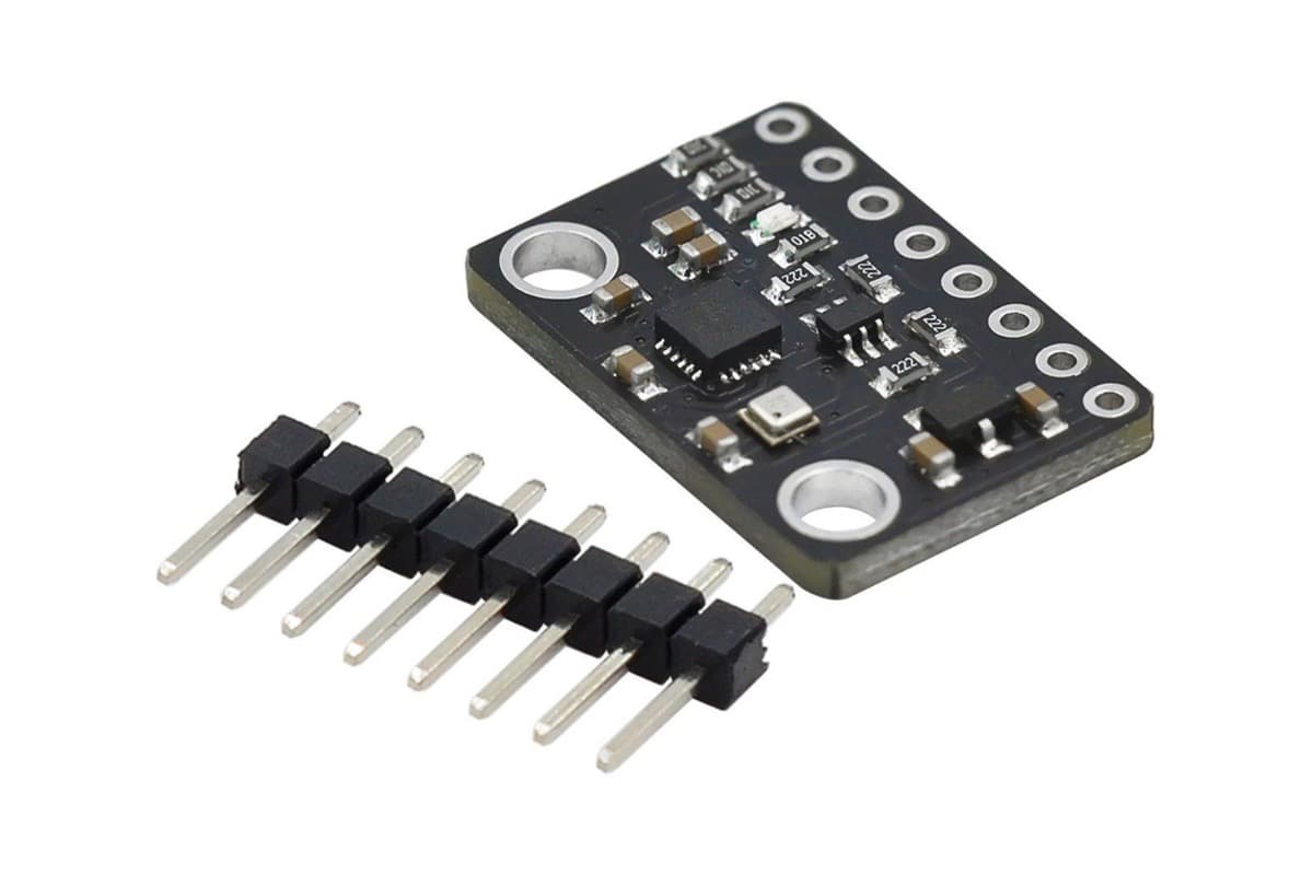 GY-BMP388 (модуль датчика давления), I2C, SPI