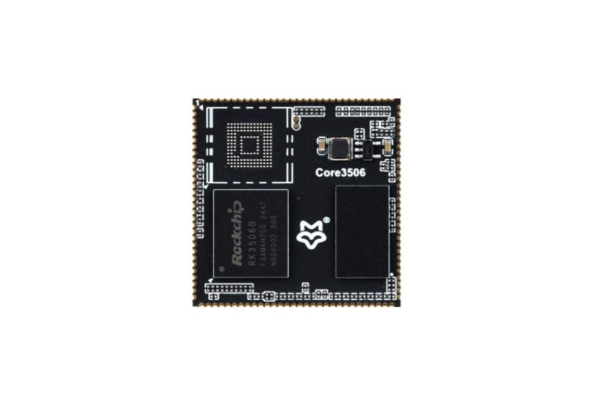 Luckfox Core3506, RK3506B, 512 МБ DDR3L