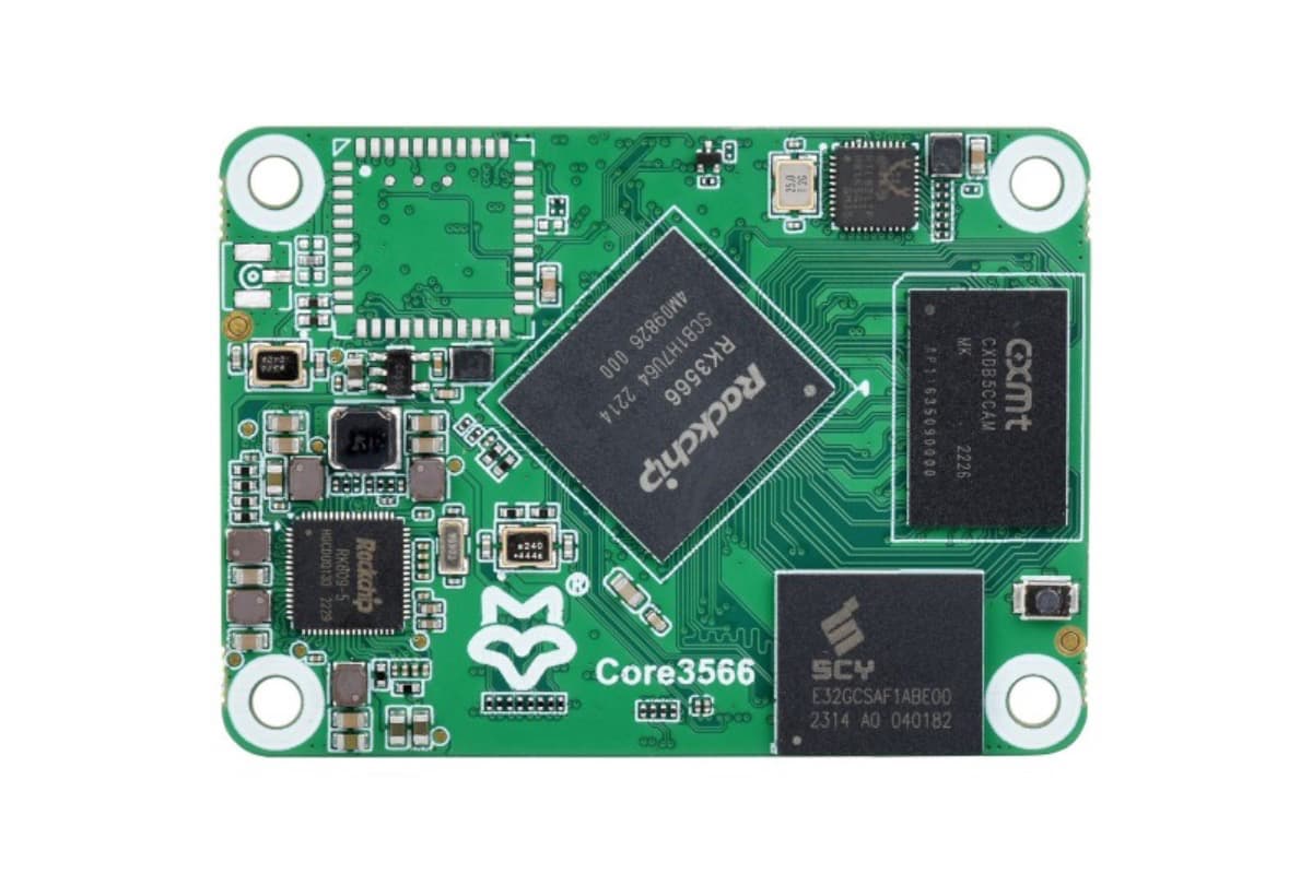 Luckfox Core3566, RK3566, 2GB LPDDR4, 32GB eMMC