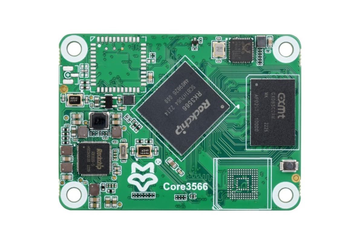 Luckfox Core3566, RK3566, 4GB LPDDR4