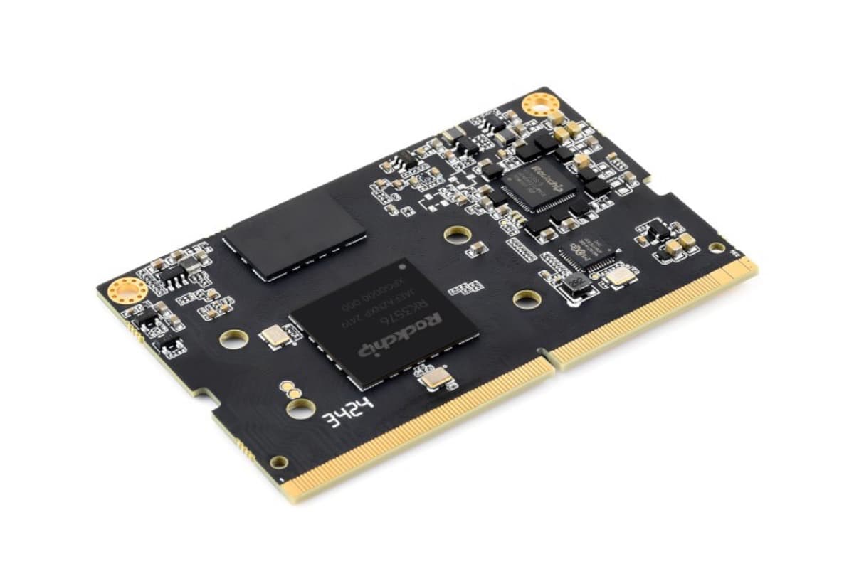 Luckfox Core3576, RK3576, 4GB LPDDR4X, 32GB eMMC, NPU 6 TOPS