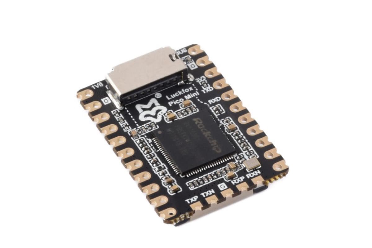 Luckfox Pico Mini B, RV1103G1, 64 МБ DDR2, 128 МБ Flash