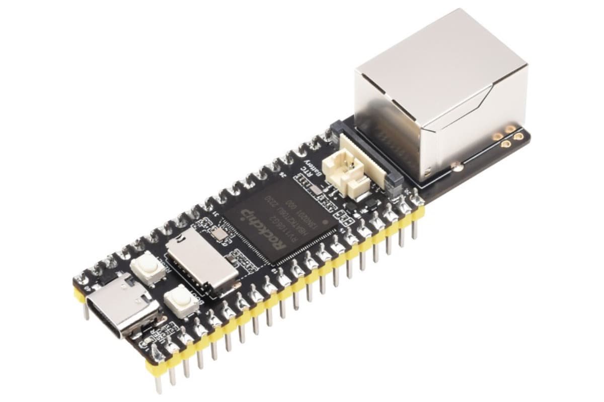 Luckfox Pico Pro, RV1106G2, 128 МБ, 256 МБ Flash, с распаянными разъемами