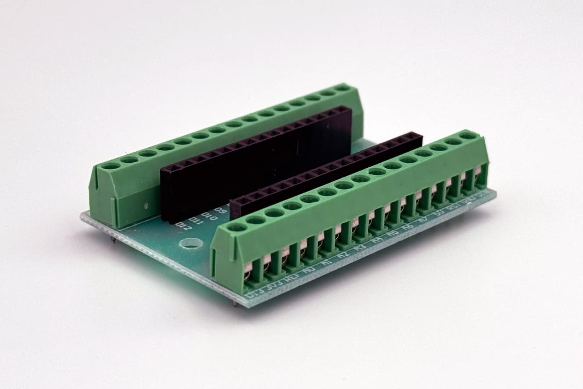Плата расширения интерфейса GPIO Arduino NANO IO Shield V1.0
