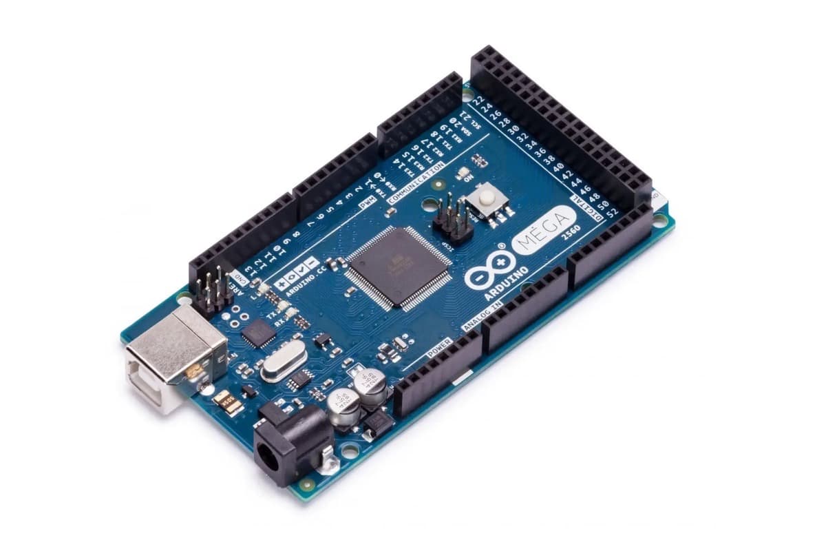 Arduino Mega 2560 R3 (совместимая плата), DC-Jack, USB Type-B