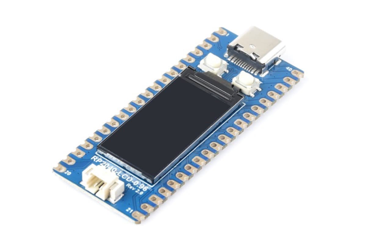 RP2040-LCD-0.96 (плата разработки с LCD-дисплеем), RP2040, 0.96 дюйма