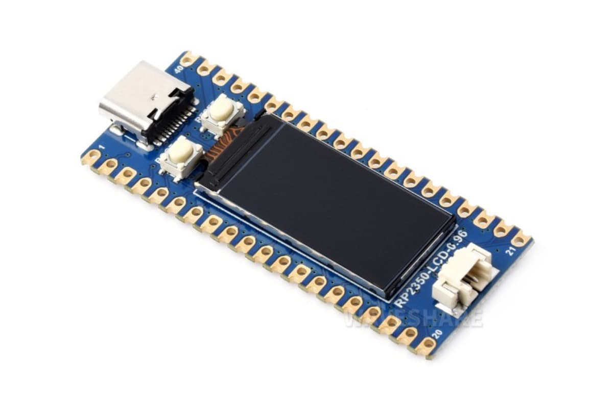 RP2350-LCD-0.96 (плата разработки с LCD-дисплеем), RP2350A, 0.96 дюйма