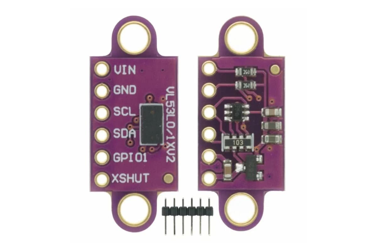 VL53L0X (датчик расстояния), ToF, I2C