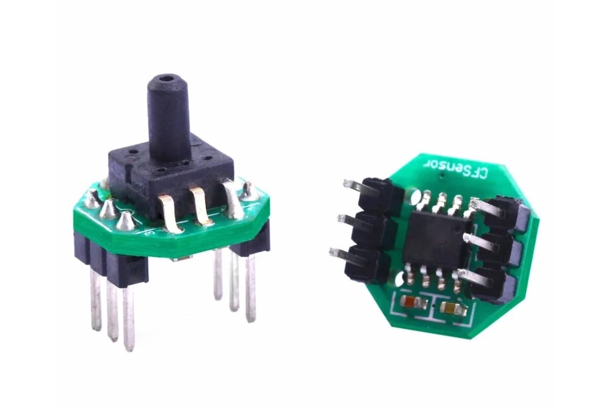 XGZP6897D (датчик давления), I2C, дифференциальный