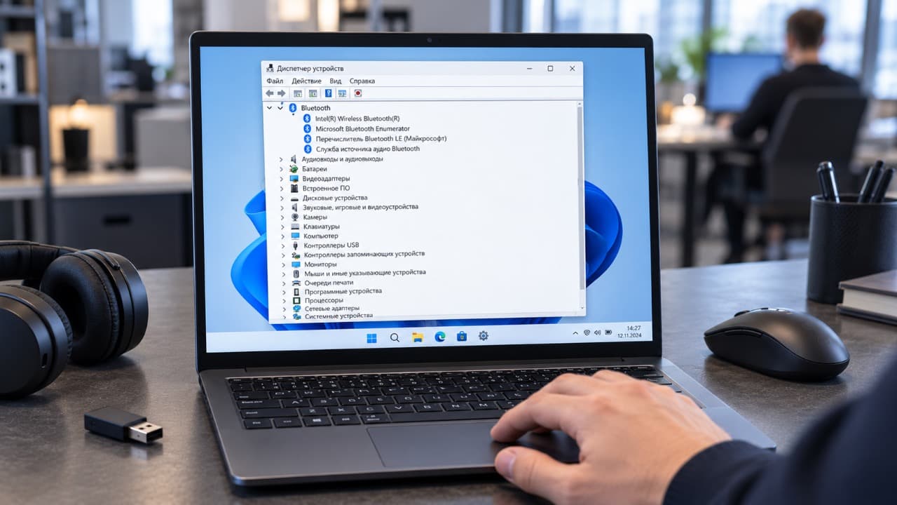 Установка драйвера Bluetooth в Windows.