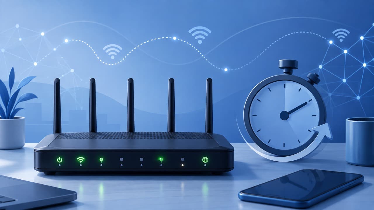 Wi-Fi роутер с нестабильным соединением.