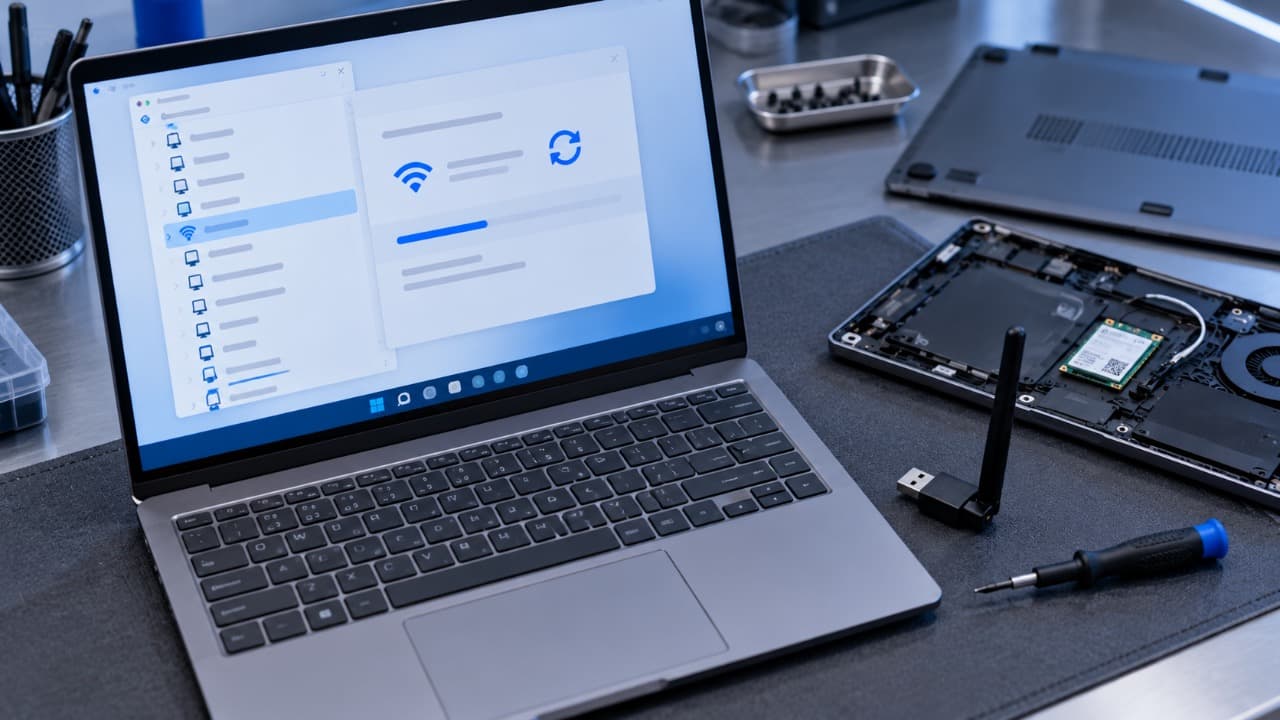 Установка драйвера Wi-Fi в Windows.