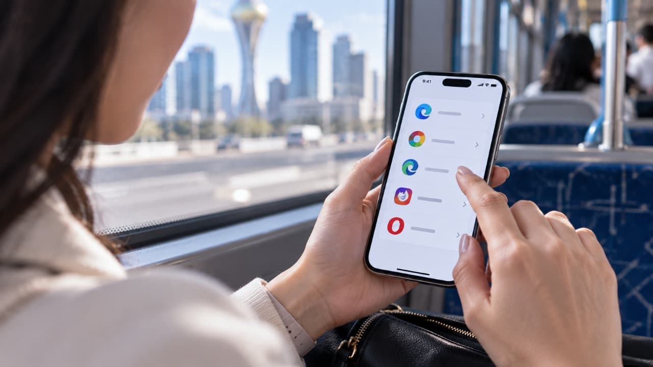 Выбор браузера для iPhone.