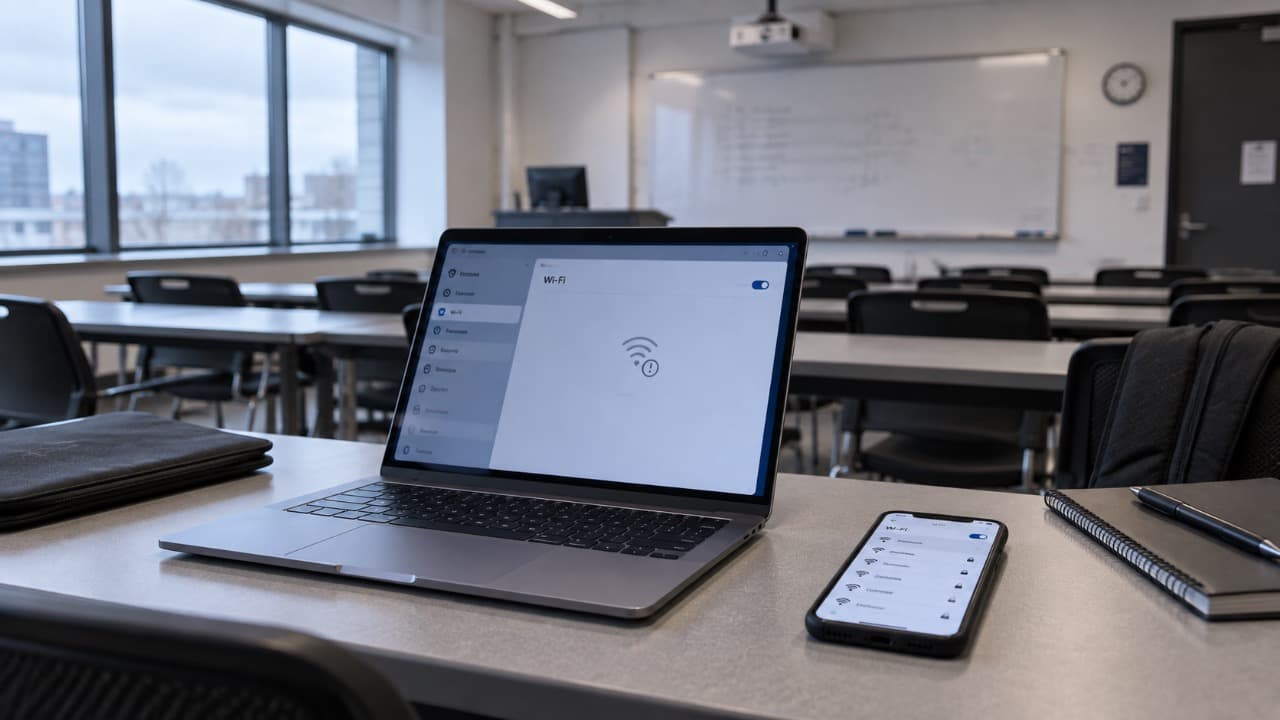 Ноутбук не видит Wi-Fi-сеть.