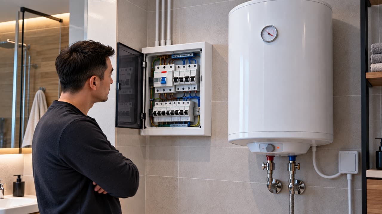 УЗО сработало при работе электрического водонагревателя.