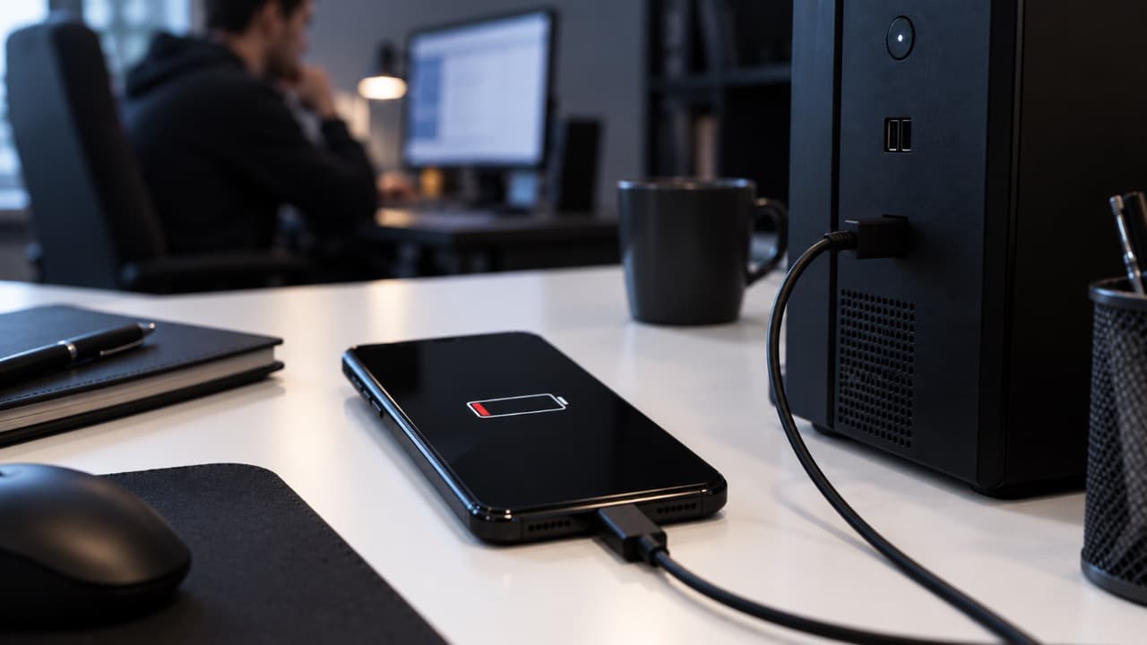 Телефон не заряжается от USB-порта компьютера.