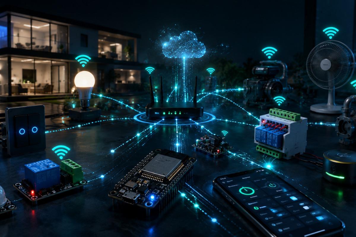 Беспроводная автоматика: ESP32, ESP8266, Wi-Fi-реле и локальное управление