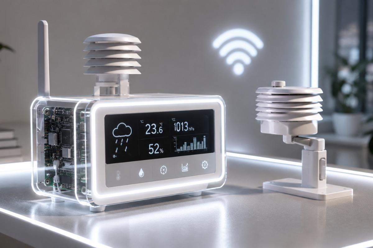 Домашняя метеостанция на ESP32: температура, влажность, давление, экран и Wi-Fi