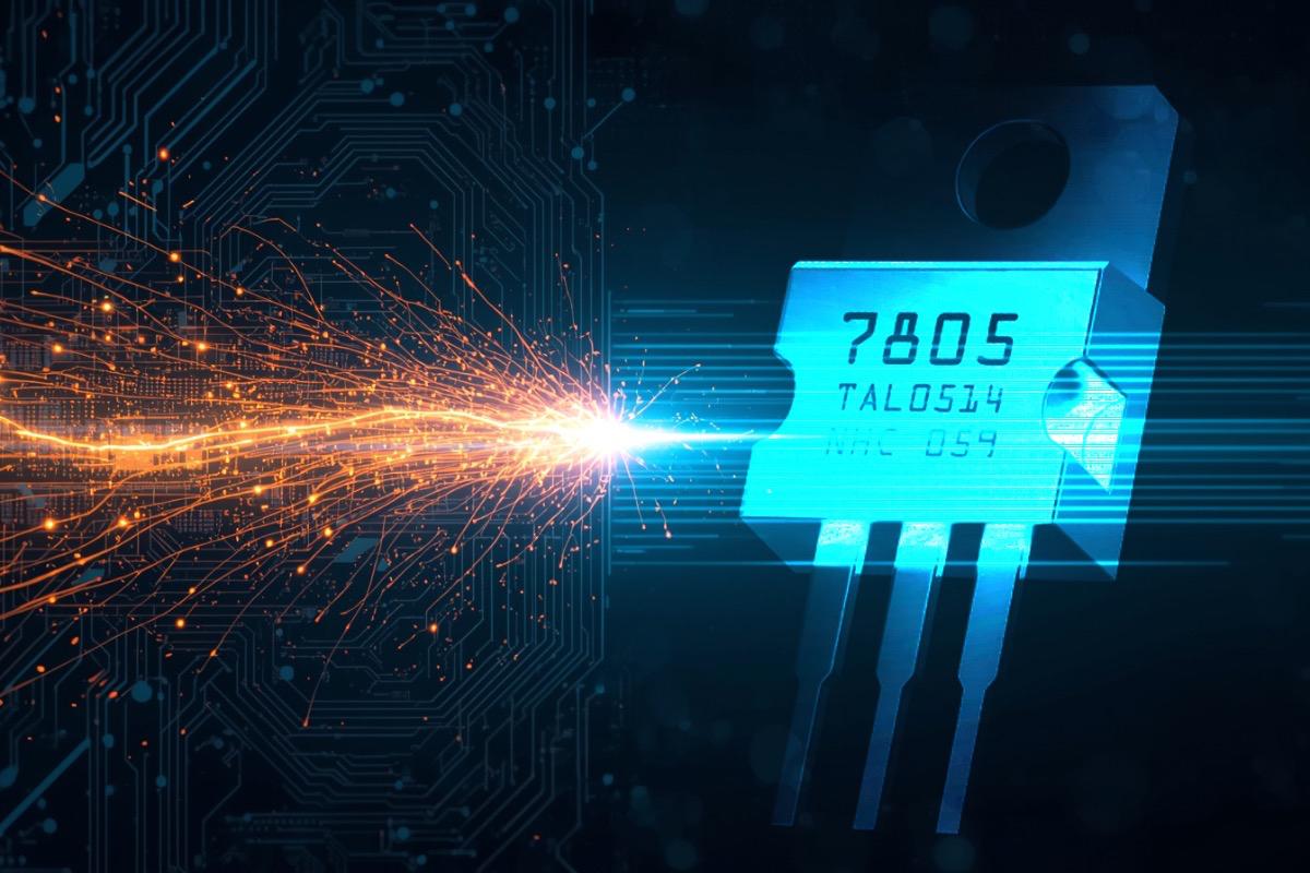 LM7805, L7812CV и серия 78xx: характеристики, распиновка и схемы включения