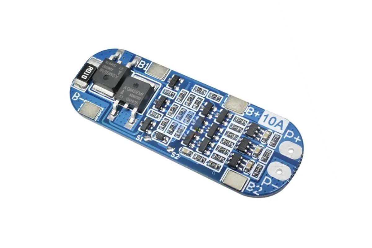 BMS 3S 11,1 В плата защиты Li-ion 18650 10 А
