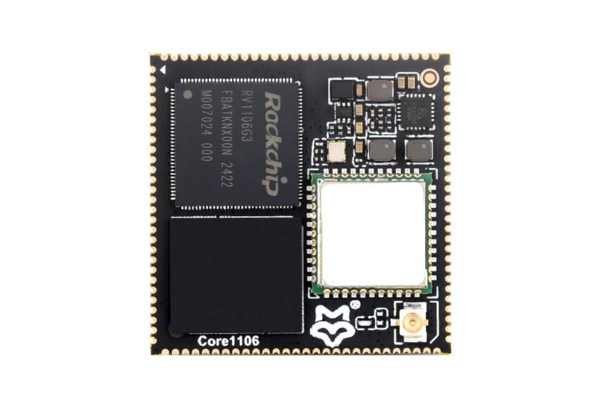 Luckfox Core1106, RV1106, 256 МБ, 8 ГБ eMMC, Wi-Fi
